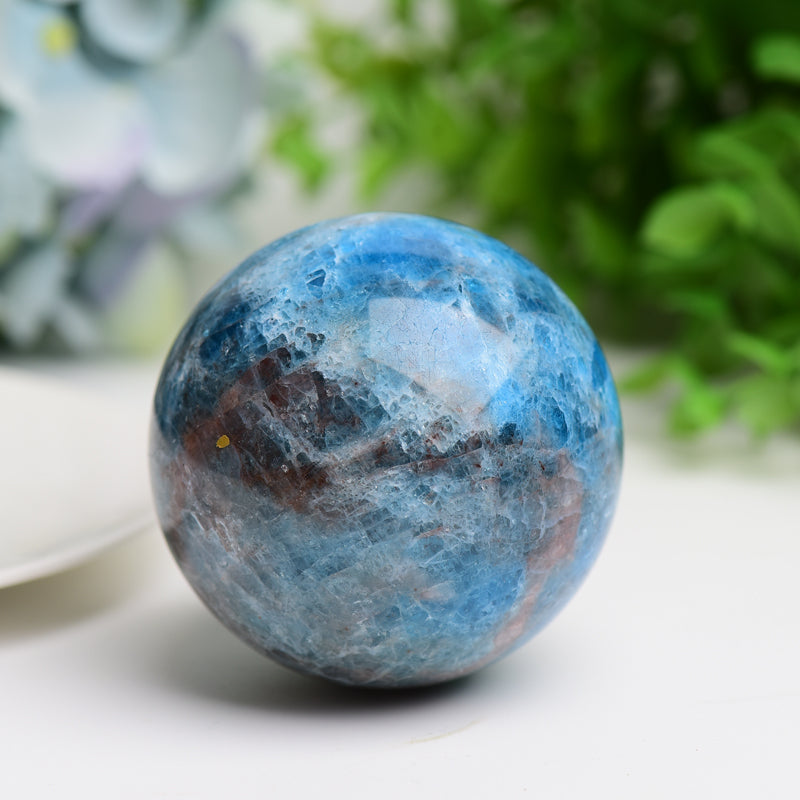 Apatite Crystal Sphere 2-3 inch Energy Healing Orb