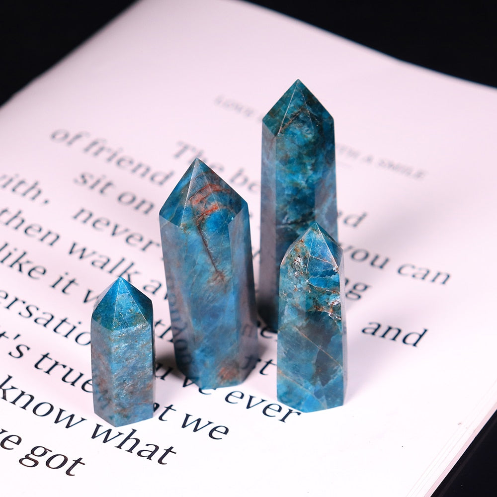 Apatite Crystal Tower for Positivity and Growth