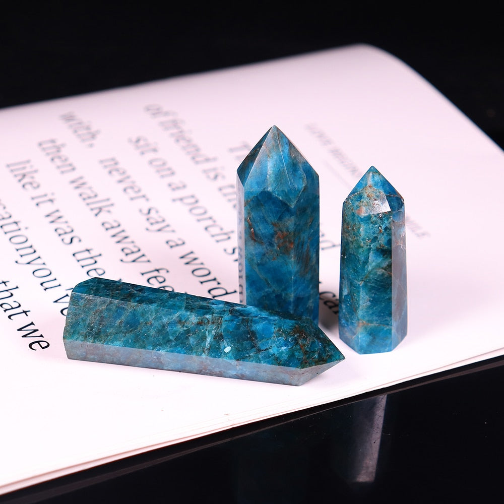 Apatite Crystal Tower for Positivity and Growth