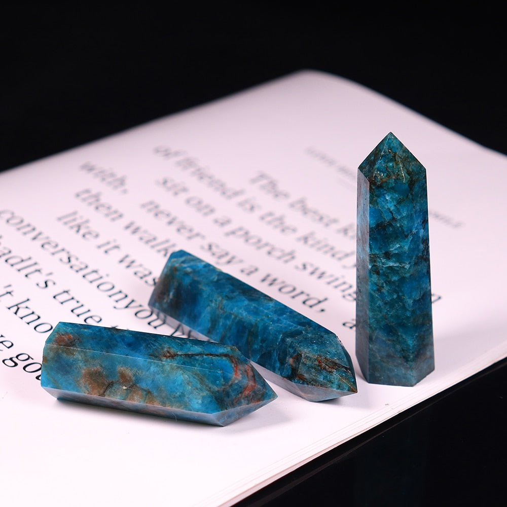 Apatite Crystal Tower for Positivity and Growth