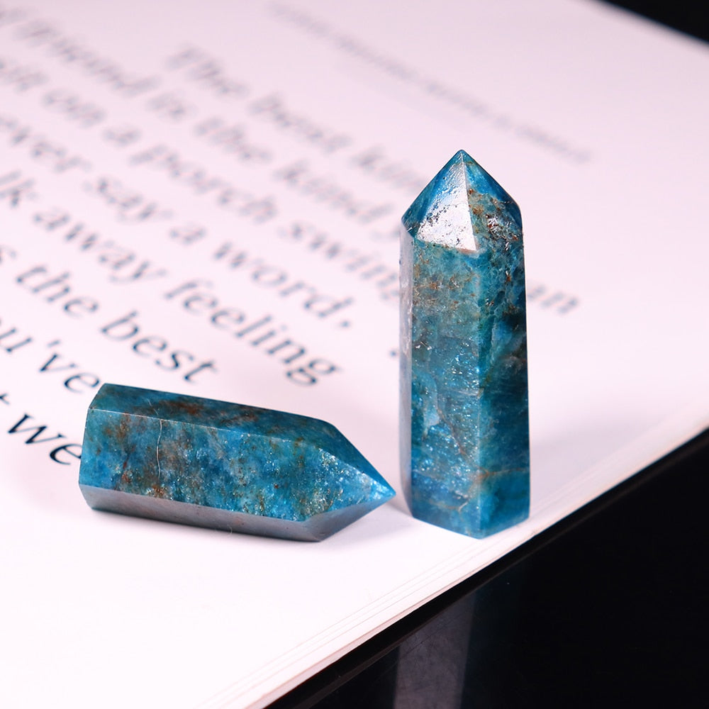 Apatite Crystal Tower for Positivity and Growth