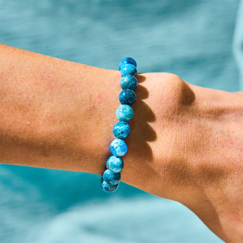 Apatite Motivation Bracelet for Spiritual Growth