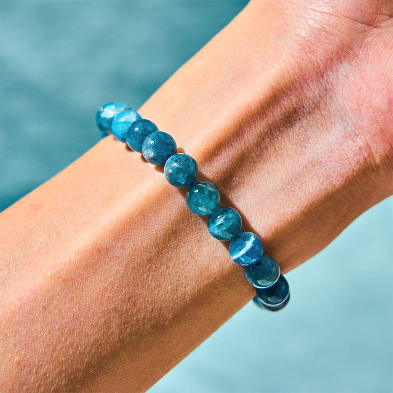 Apatite Motivation Bracelet for Spiritual Growth