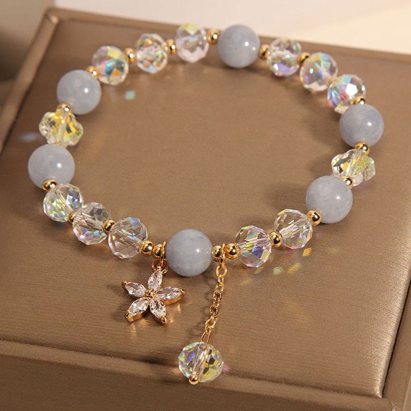 Aquamarine Bracelet Natural 14-16cm Wrist Peace Jewelry