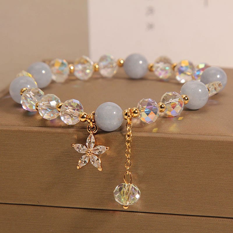 Aquamarine Bracelet Natural 14-16cm Wrist Peace Jewelry