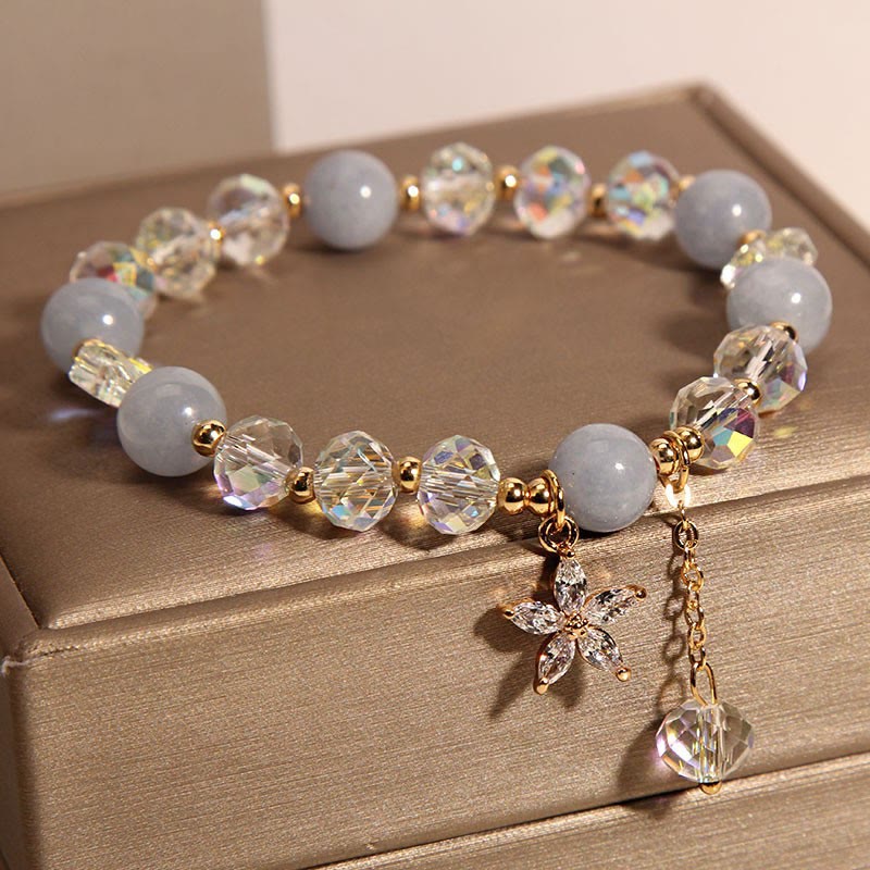 Aquamarine Bracelet Natural 14-16cm Wrist Peace Jewelry
