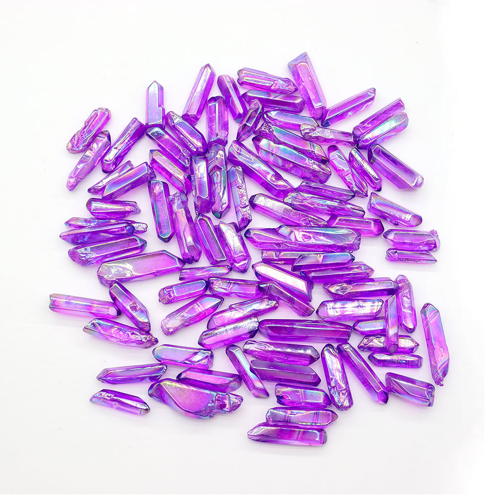 Aura Angel Coated Quartz Crystal Points for Healing 0.5kg
