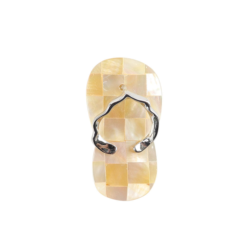 Aura Angel Crystal Mini Flip Flops for Spiritual Jewelry DIY