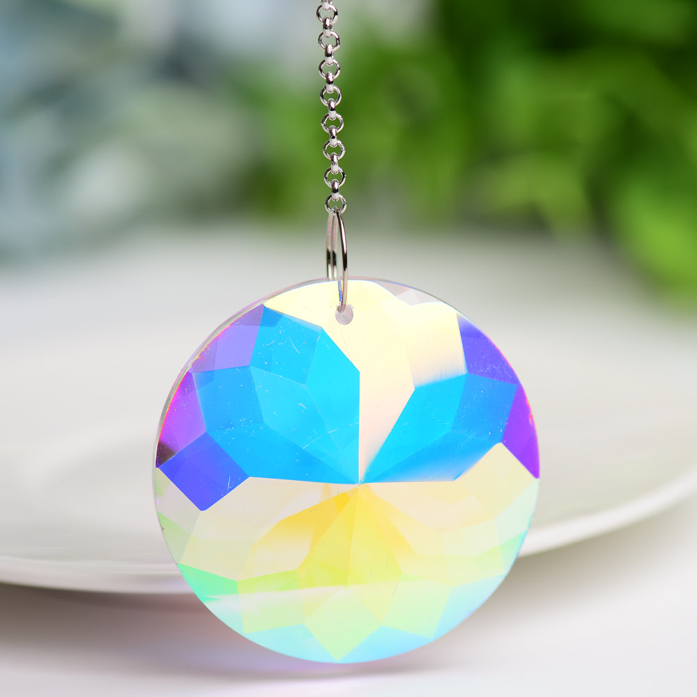 Aura Crystal Suncatcher with Prism Effect for Windows