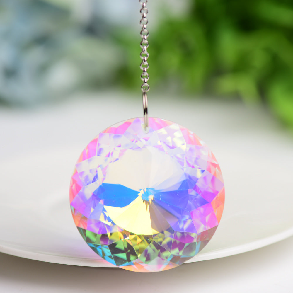 Aura Crystal Suncatcher with Prism Effect for Windows
