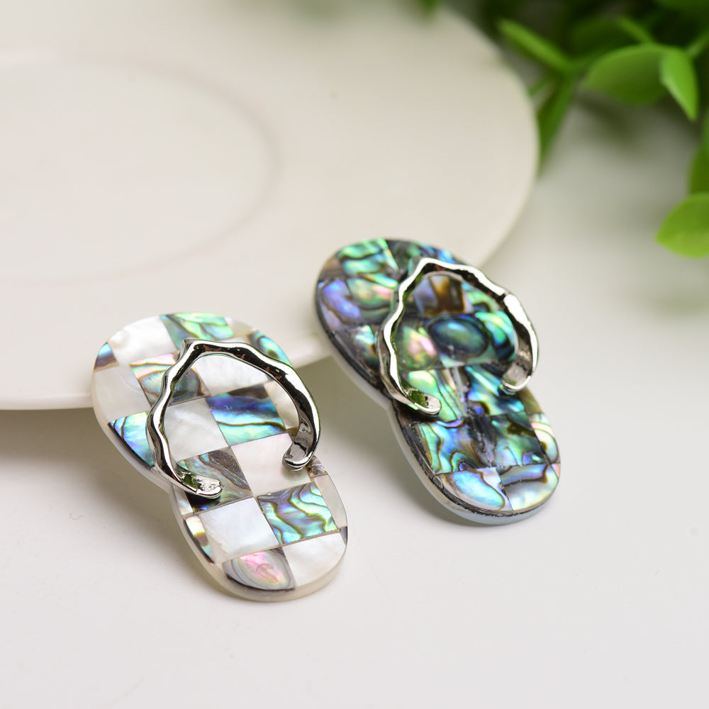 Aura Shell Mini Slipper Crystal Specimen 1.6in Healing