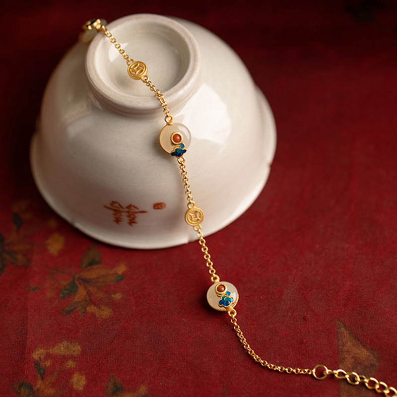Auspicious Clouds Jade Luck Bracelet for Prosperity
