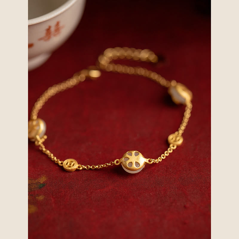 Auspicious Clouds Jade Luck Bracelet for Prosperity