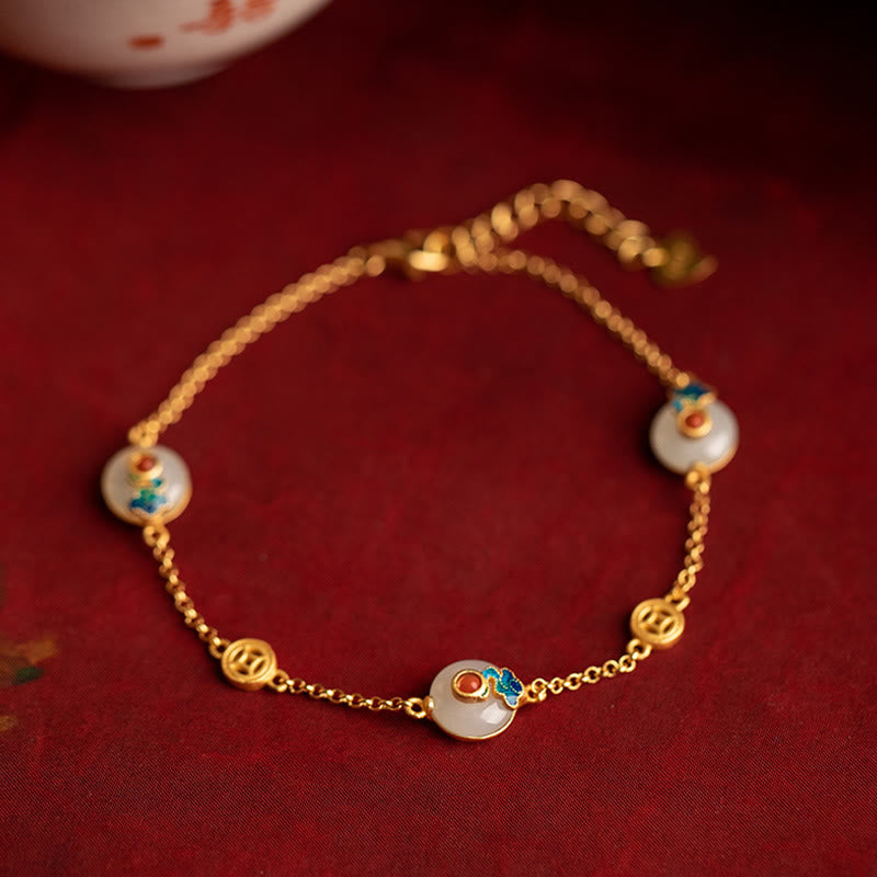 Auspicious Clouds Jade Luck Bracelet for Prosperity