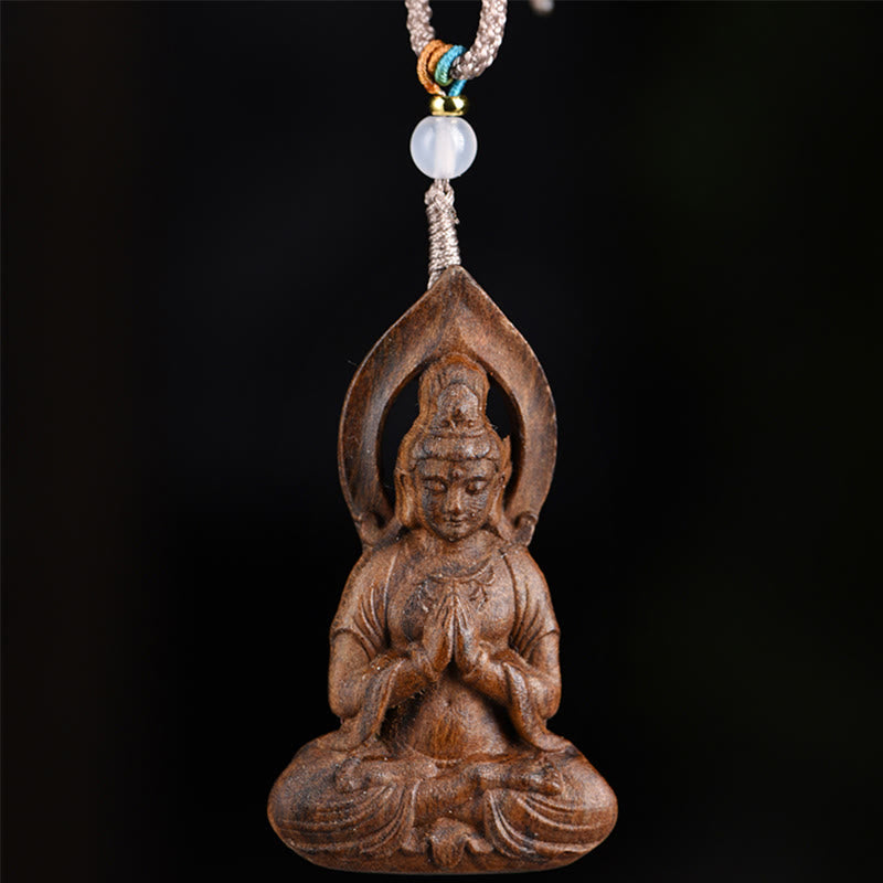 Avalokitesvara Agarwood Peace Necklace Pendant