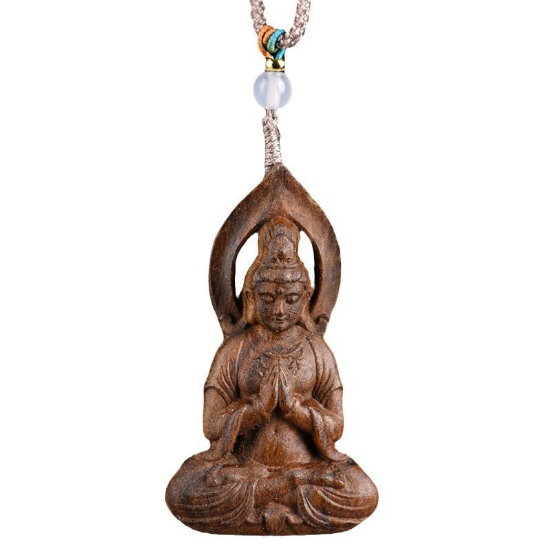 Avalokitesvara Agarwood Peace Necklace Pendant