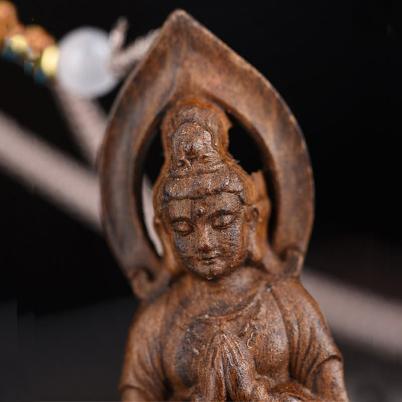 Avalokitesvara Agarwood Peace Necklace Pendant