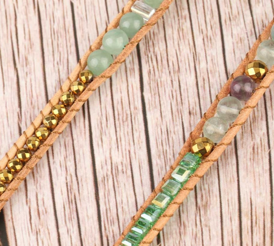 Aventurine Abundance Tree of Life Bracelet