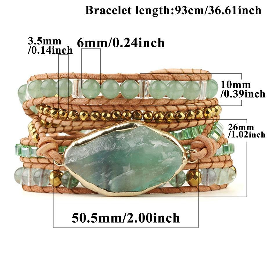 Aventurine Abundance Tree of Life Bracelet