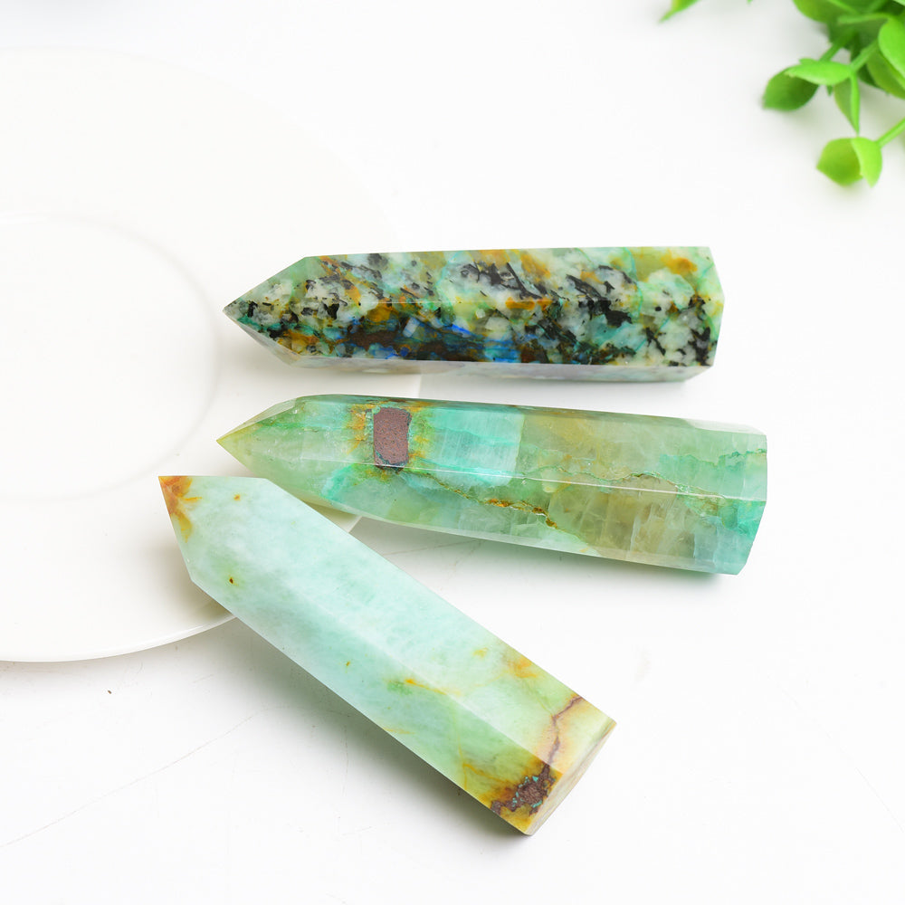 Azurite Crystal Point 2.5-4.0 Inch Healing Crystal Points