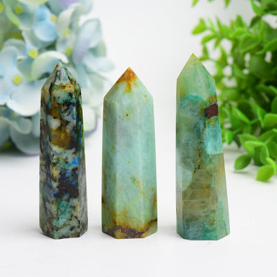 Azurite Crystal Point 2.5-4.0 Inch Healing Crystal Points