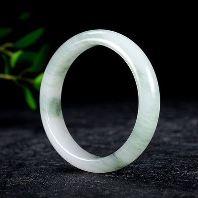 Natural Jade Luck Healing Bangle Bracelet 60-62mm
