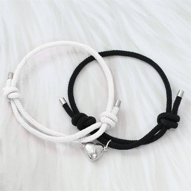 Magnetic Couple Red String Bracelets | Protection & Strength