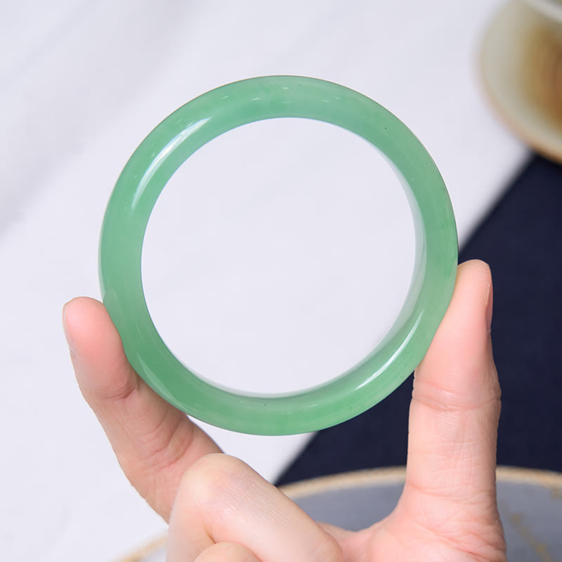 Mint Green Jade Bracelet Bangle Bundle for New Beginnings