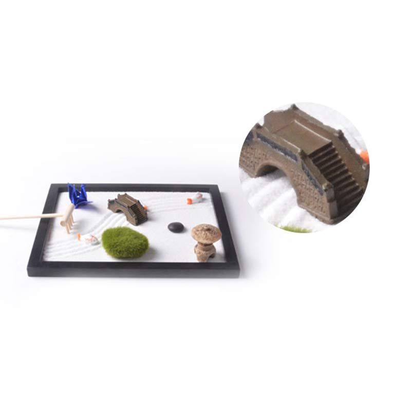 Koi Fish Zen Garden Decoration for Peaceful Meditation 21.5cm