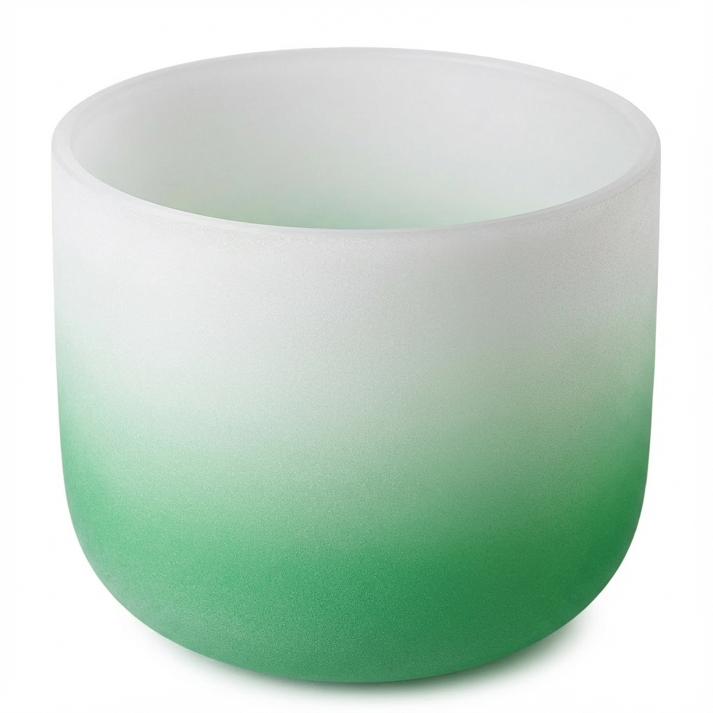 Crystal Singing Bowl - Heart Chakra F Note Meditation Bowl