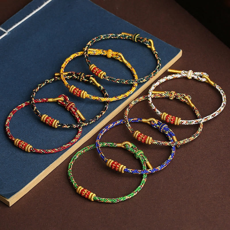 Colorful King Kong Knot Spiritual Bracelet for Luck & Protection