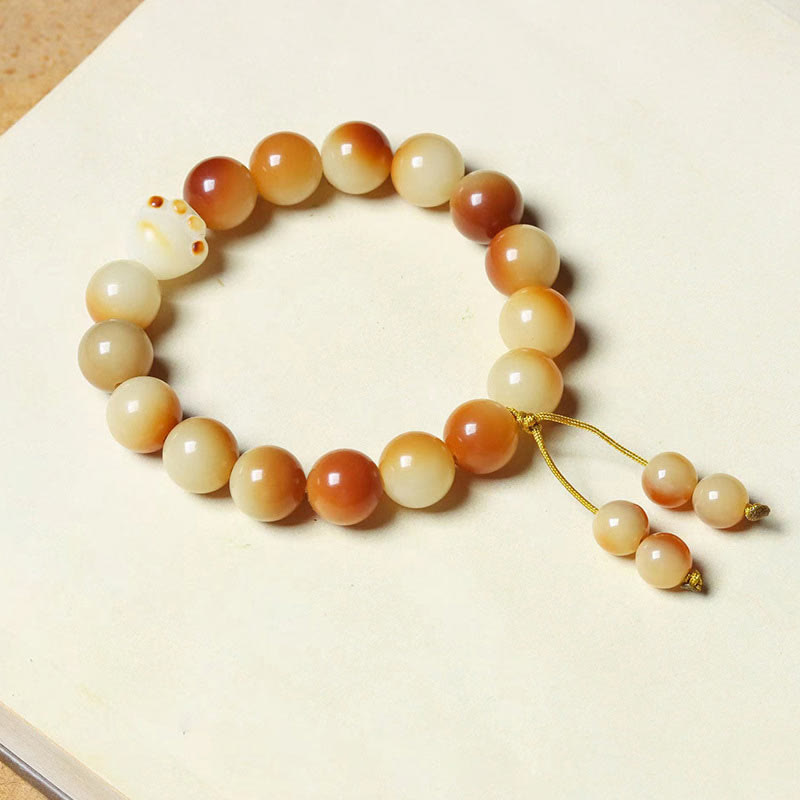 12mm Bodhi Seed Spiritual Bracelet for Peace & Wisdom