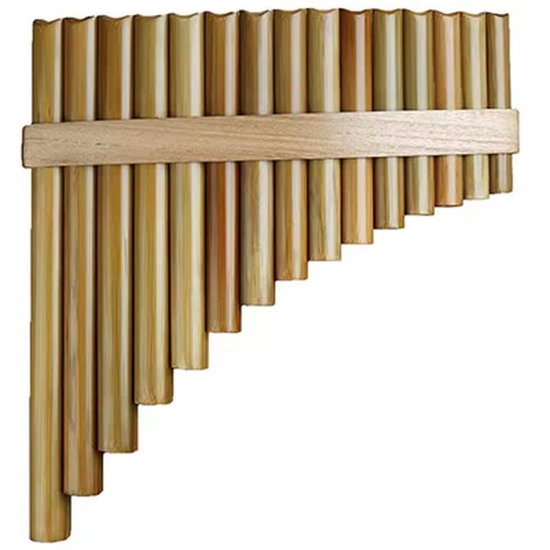 Chinese Traditional Musical Instrument, Natural Bamboo Flute, High Quality, 15 Pipes, G Key, Woodwind