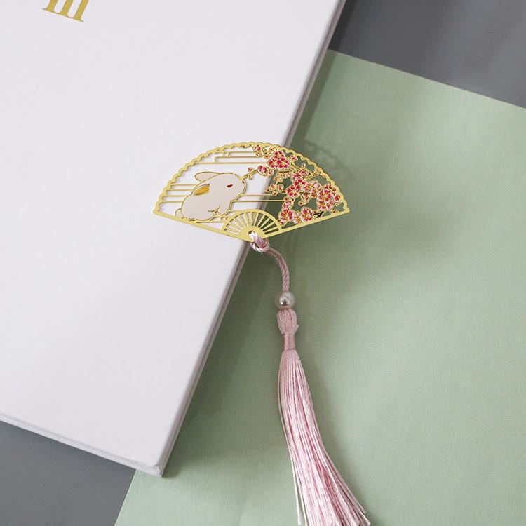 Traditional Lotus Symbol Brass Bookmark | New Beginnings
