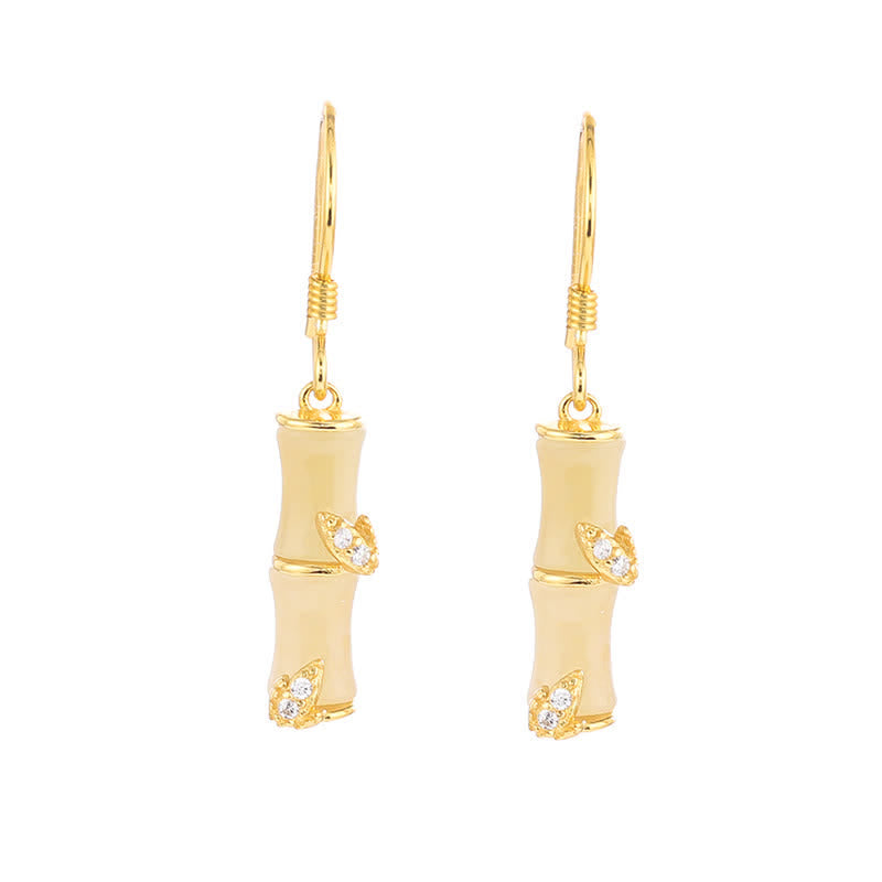 925 Sterling Silver Jade Earrings for Prosperity and Protection