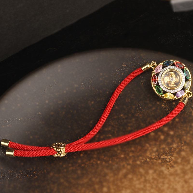 Copper Zircon Wealth Luck Bracelet Necklace | Spiritual Jewelry