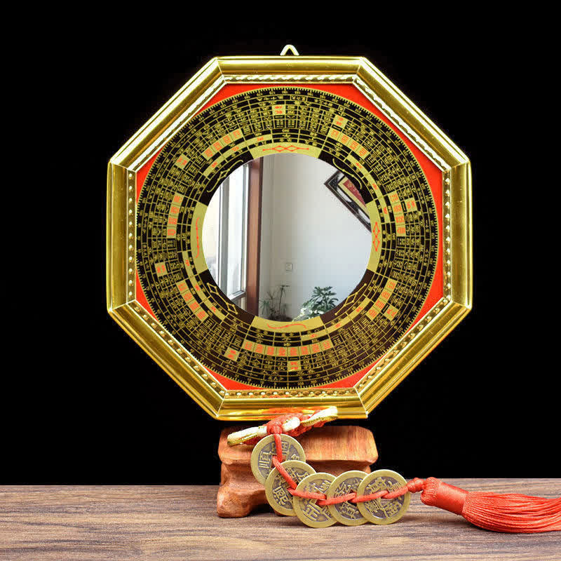 Bagua Map Wall Art 21cm Feng Shui Energy Balance Mirror