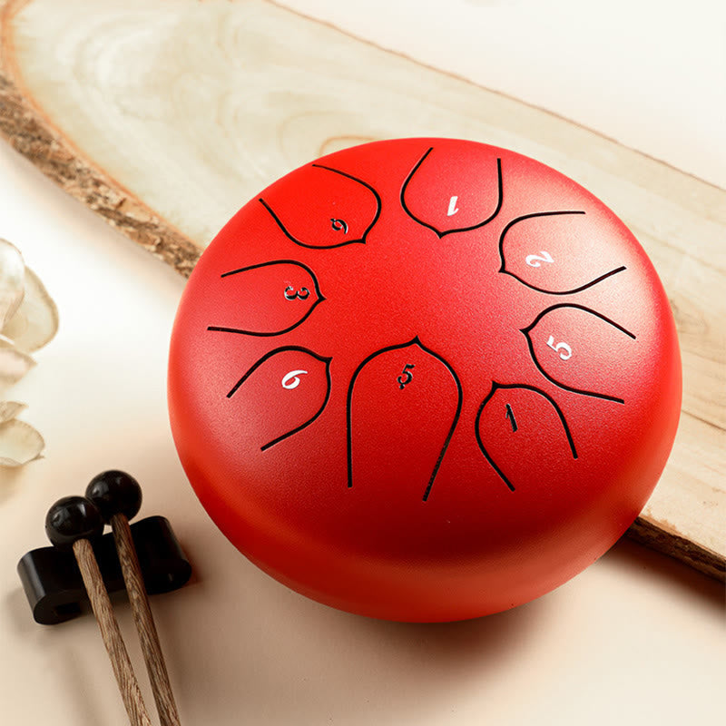 8 Note Steel Tongue Drum Kit for Meditation & Sound Healing