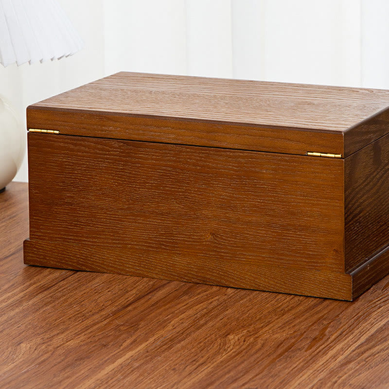 Three-Layer Wooden Jewelry Box for Zen Decor Storage