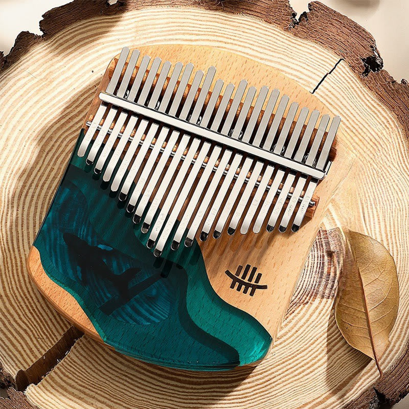 Beech Wood Kalimba 17 21 Keys Meditation Sound Healing