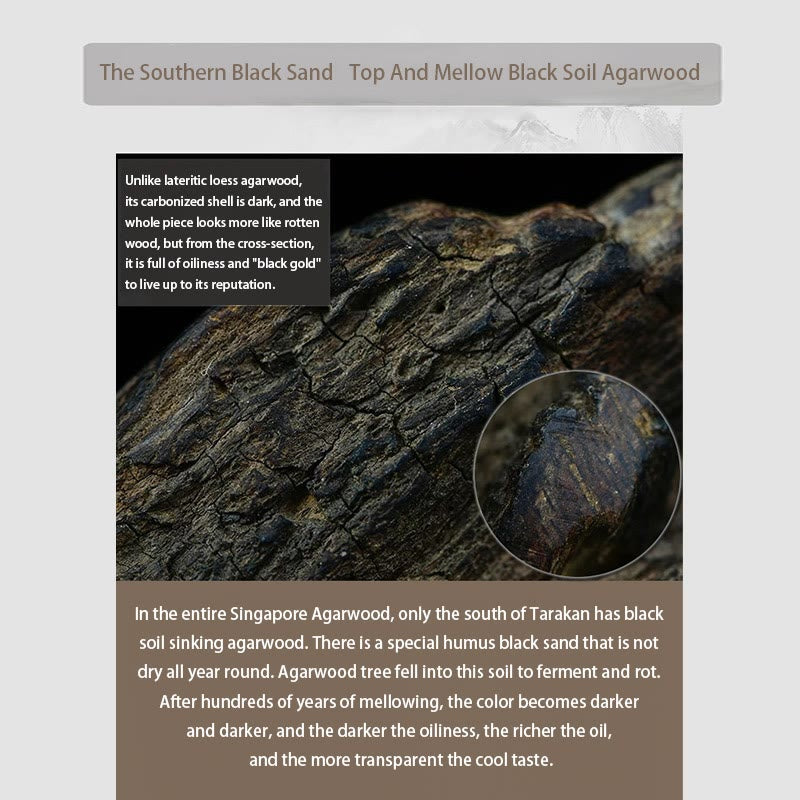 8mm Agarwood Mala Bracelet for Protection & Balance