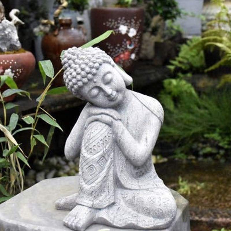 Tibetan Resin Buddha Statue for Meditation and Serenity