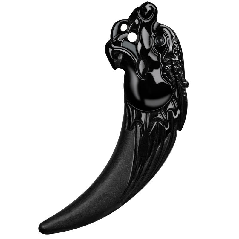 Black Jade Dragon Necklace for Protection & Calm Energy