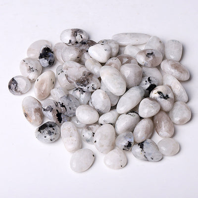 Black Moonstone Tumbled Stones 15-30mm Smooth Polished Crystals