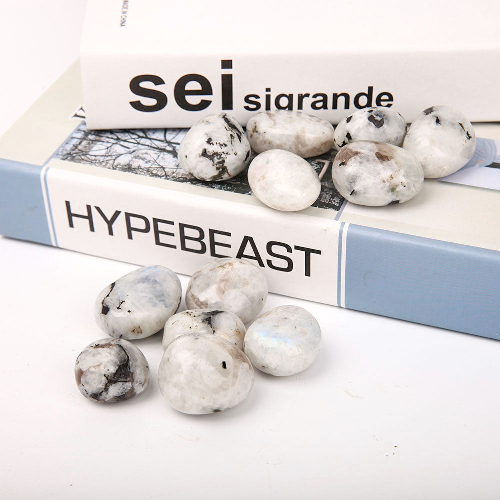 Black Moonstone Tumbled Stones 3-3.5cm Polished Healing