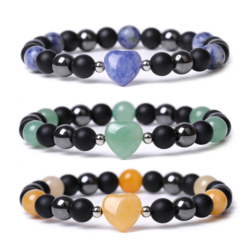 Black Onyx & Tiger Eye Protection Bracelet 8mm Beads