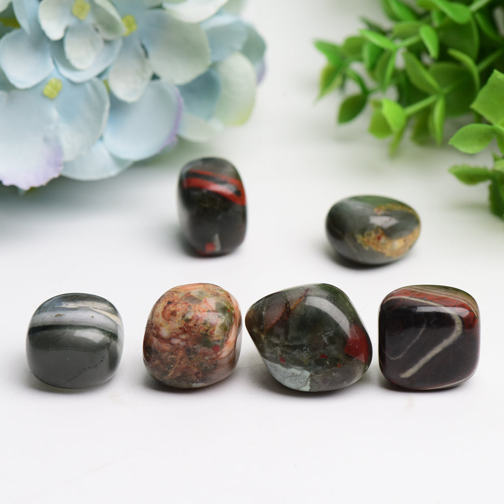 Blood Stone Tumbled Crystal 2cm Healing Stones