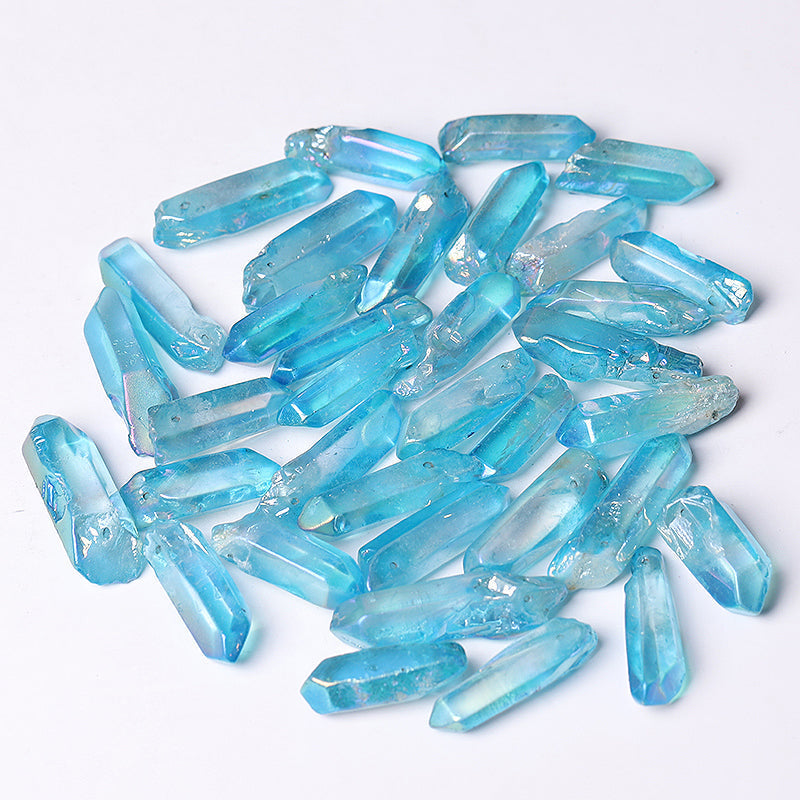 Blue Aura Angel Crystal Points 1.2-1.7" Raw Quartz