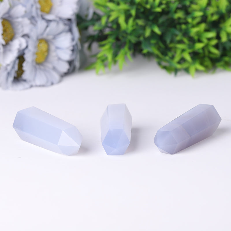 Blue Calcite Crystal Tower 2.5-4.5 inch Healing Display