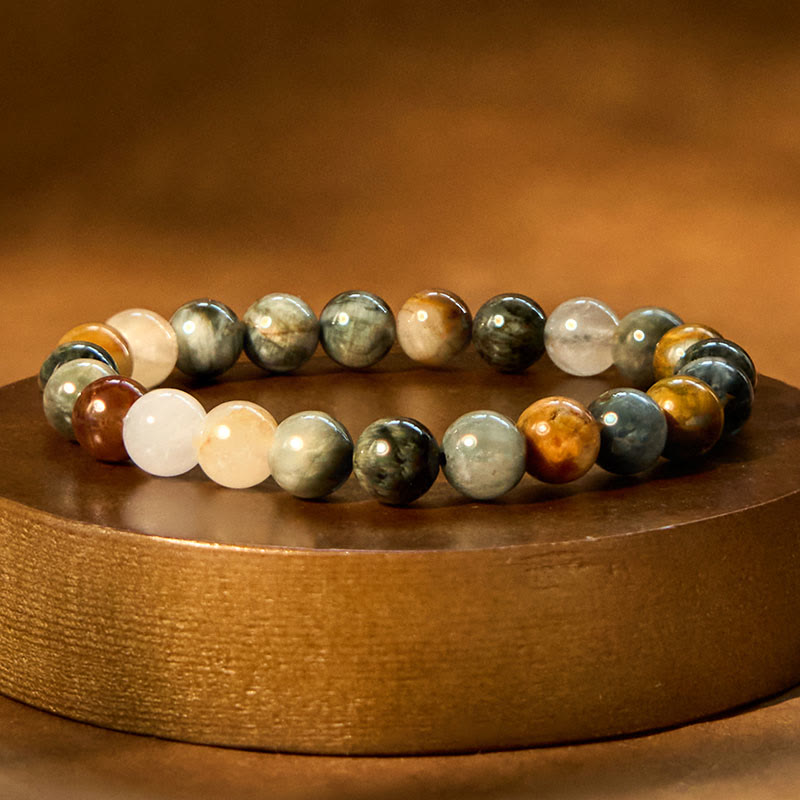 Blue Eagle's Eye Stone Confidence Bracelet